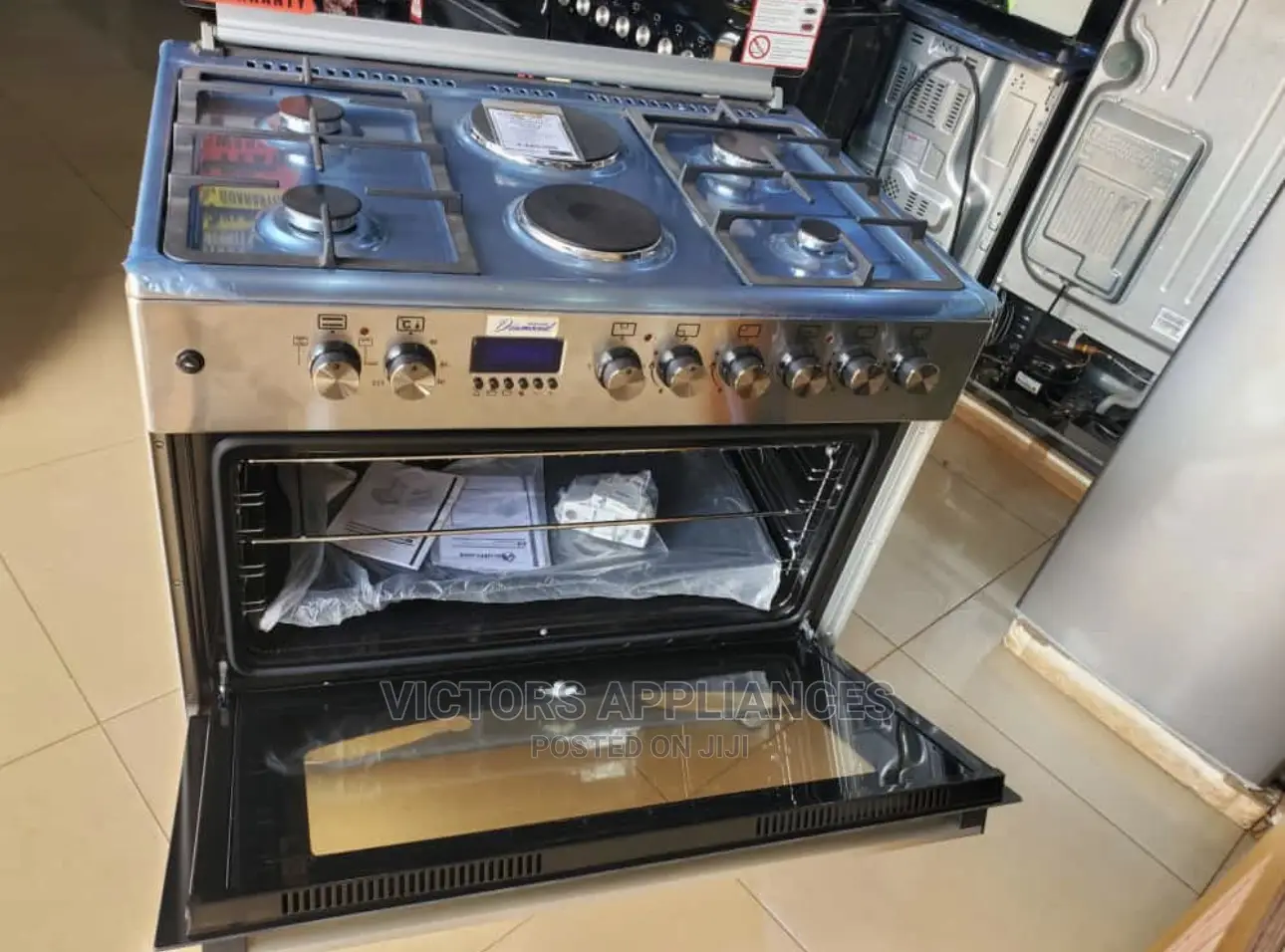 BLUEFLAME COOKER 4gas 2 Electric 90 by 60 Cm