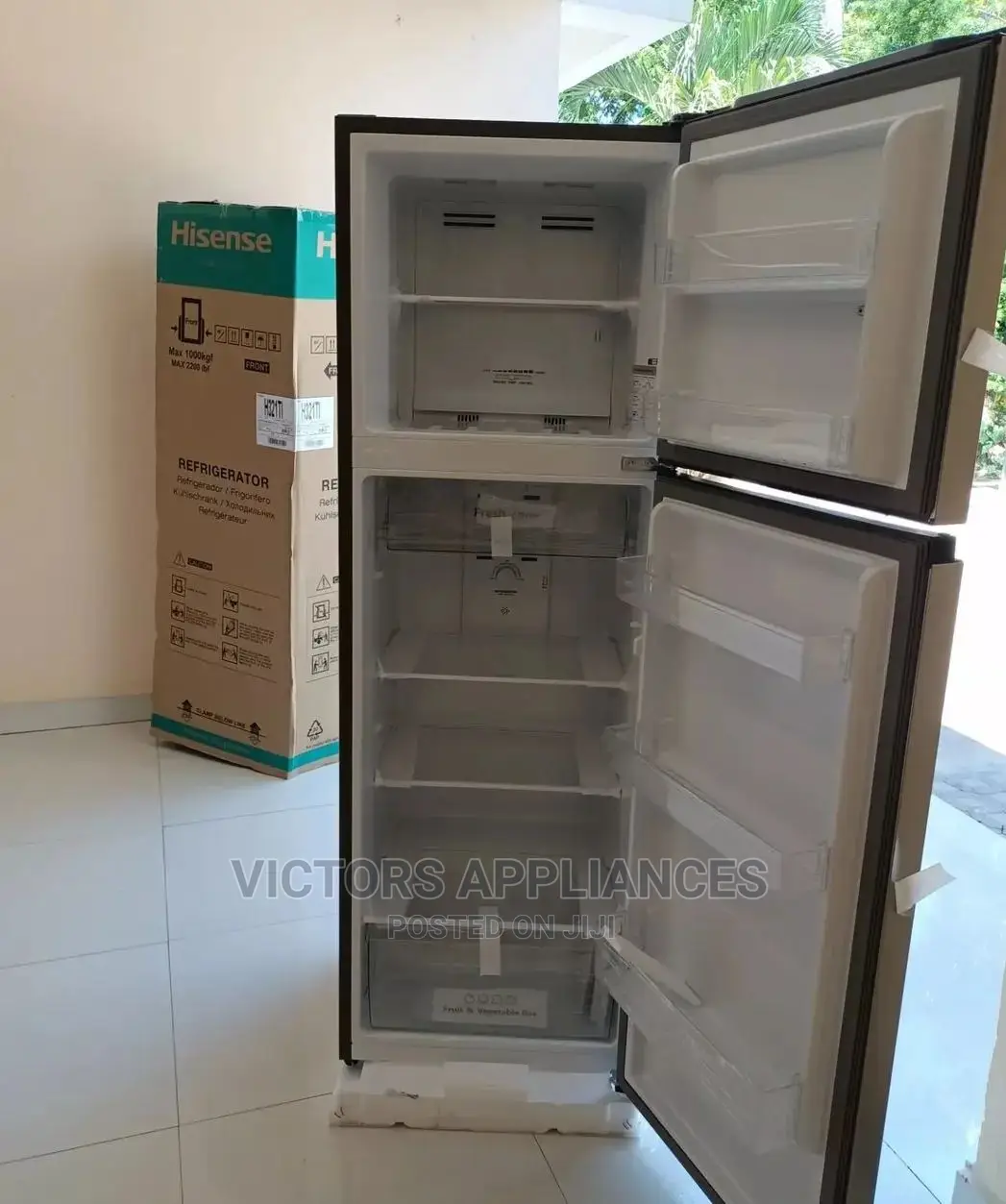 Hisense 328L Double Door Refrigerator Frost Free