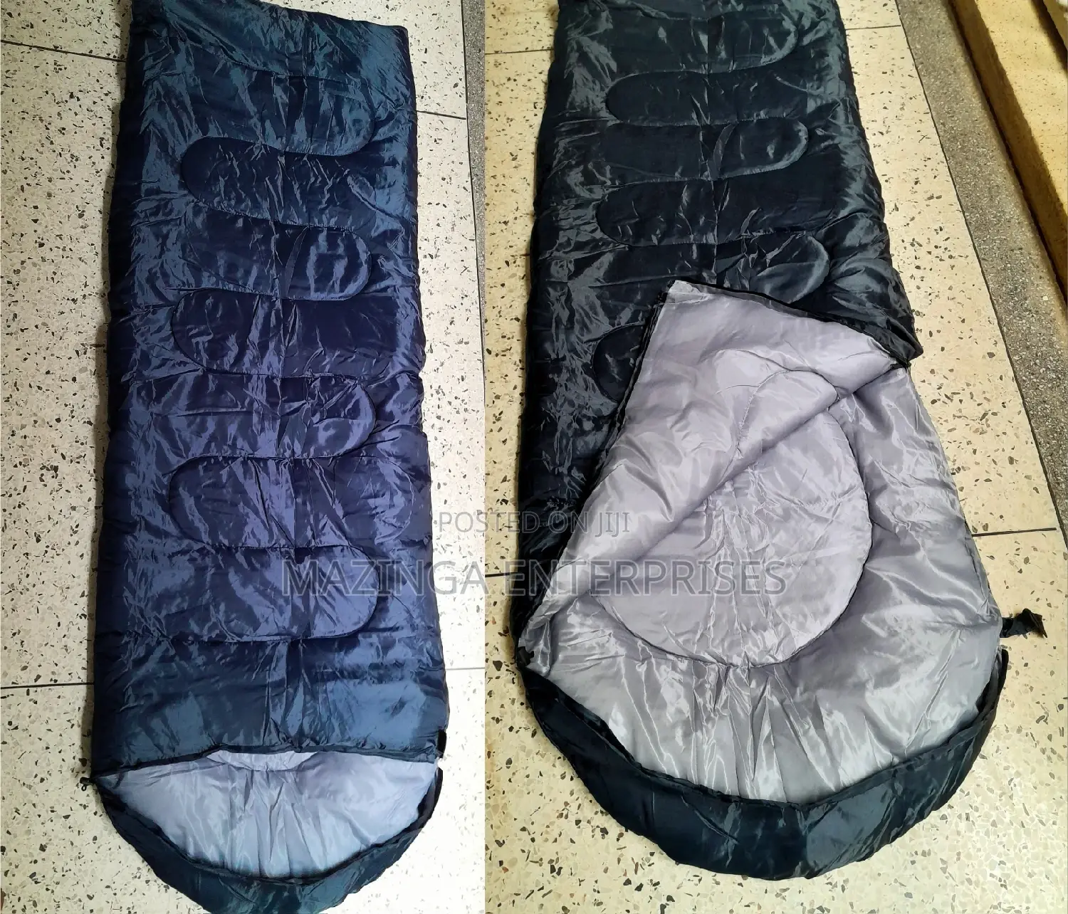 Mummy Shape Hooded Sleeping Bags(Green,Navy Blue,Black)