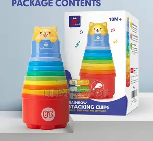 Stacking Cups With Music for Kids