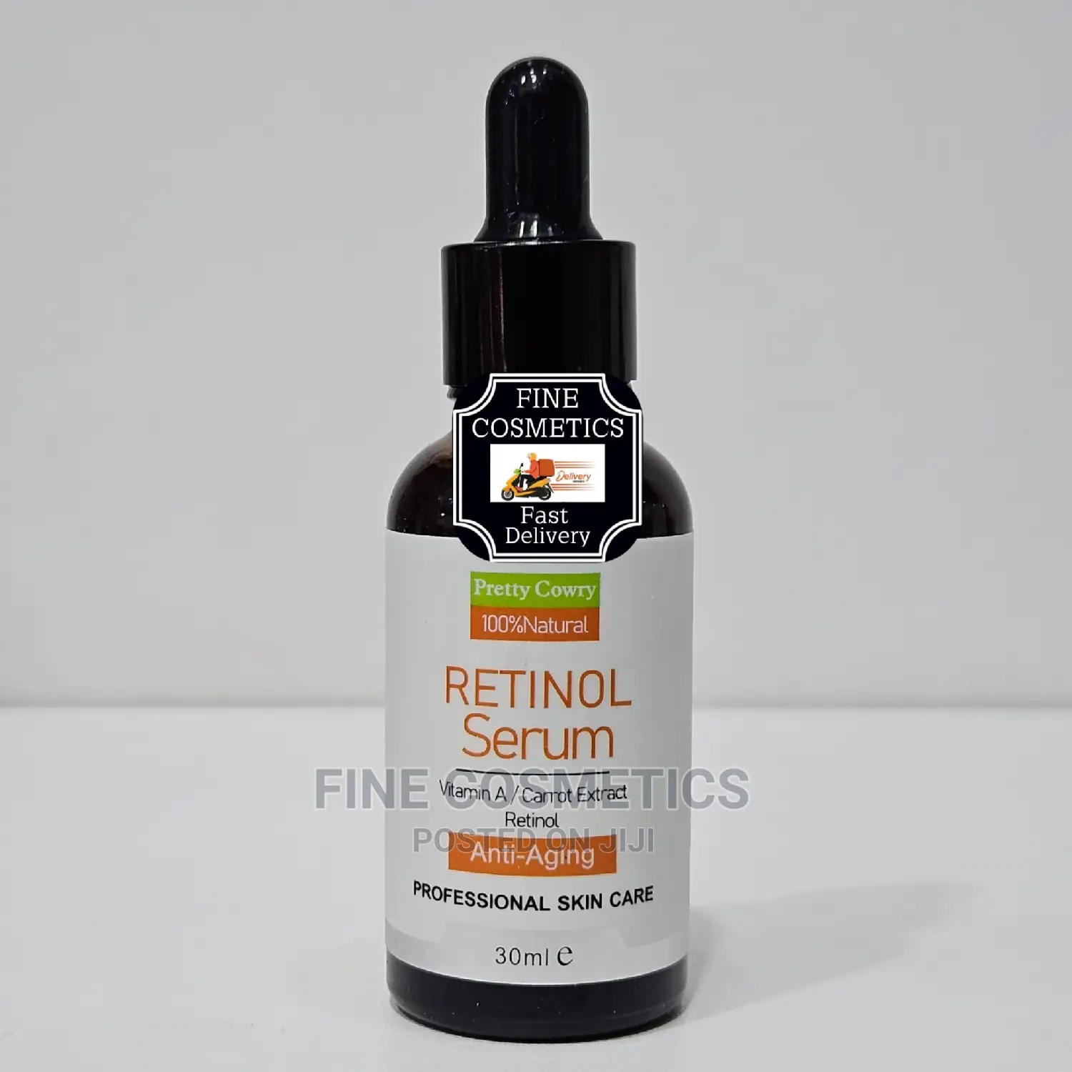 Pretty Cowry Anti Ageing Retinol Serum With Carrot Extracts.