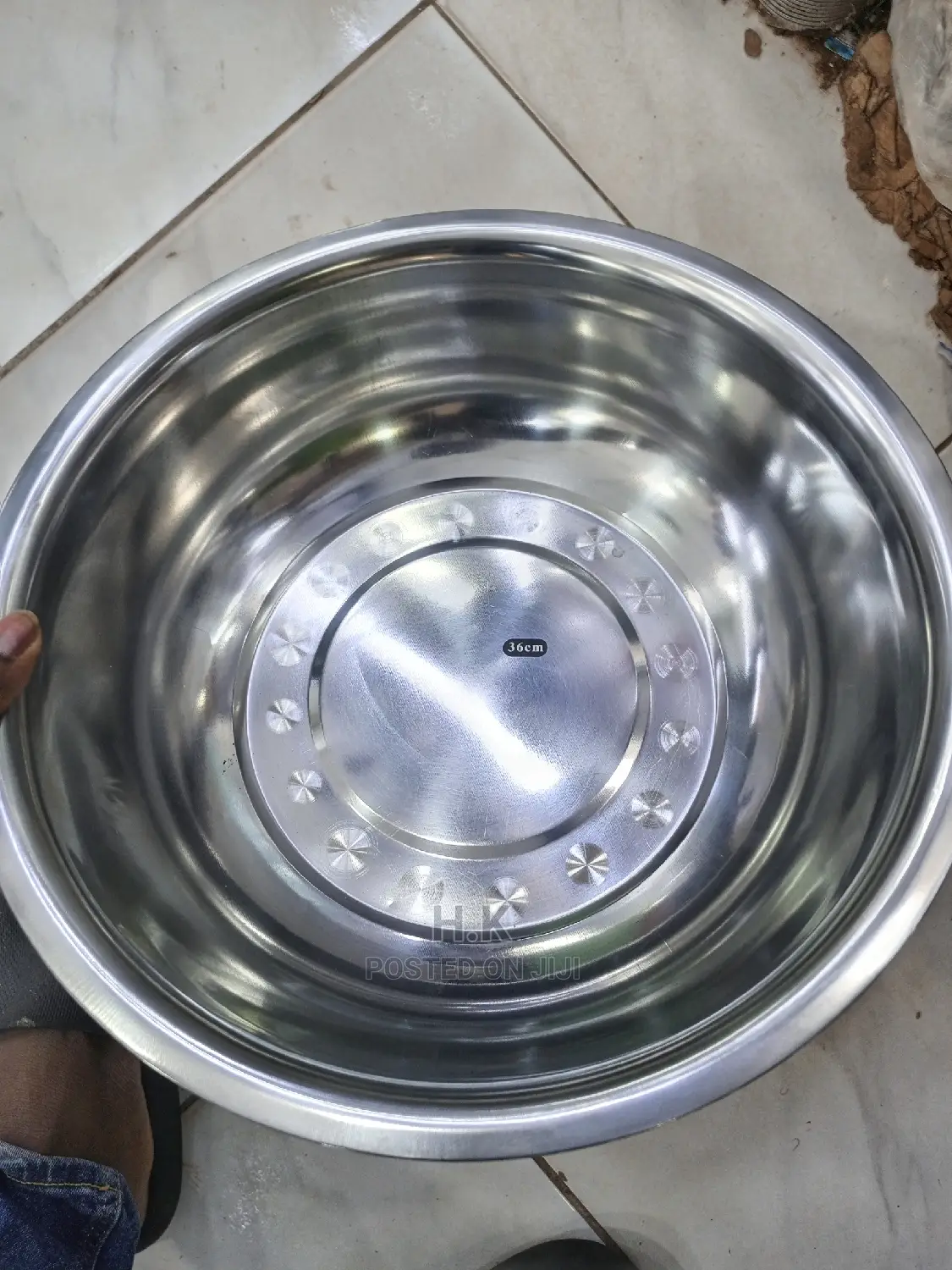 36cm Stainless Mixing Bowl/Basen