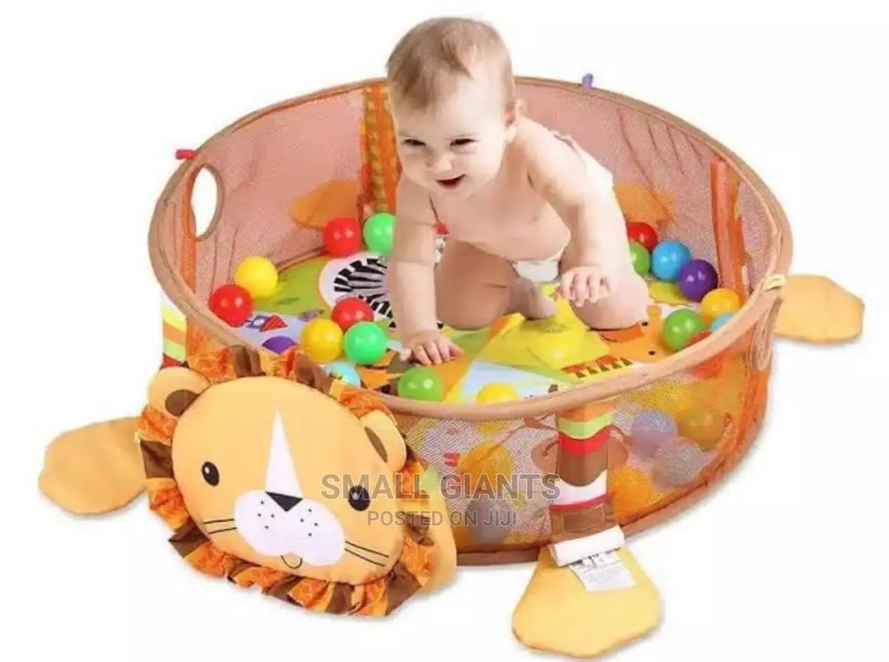 3 in 1 Baby Play Mat Kids Rug Educational Puzzle Carpet Lion