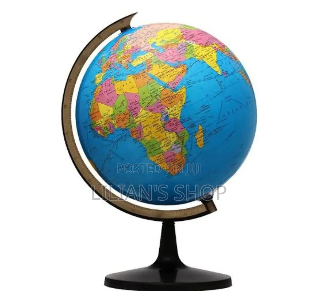World Globe With Stand