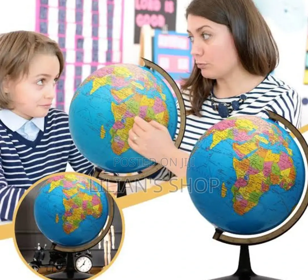 World Globe With Stand