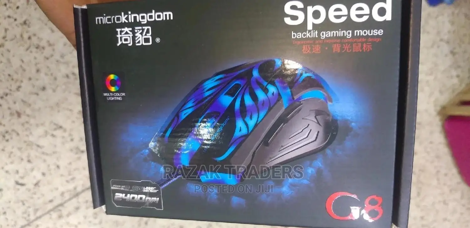 G8 Backlit Gaming Mouse (Microkingdom) Wired