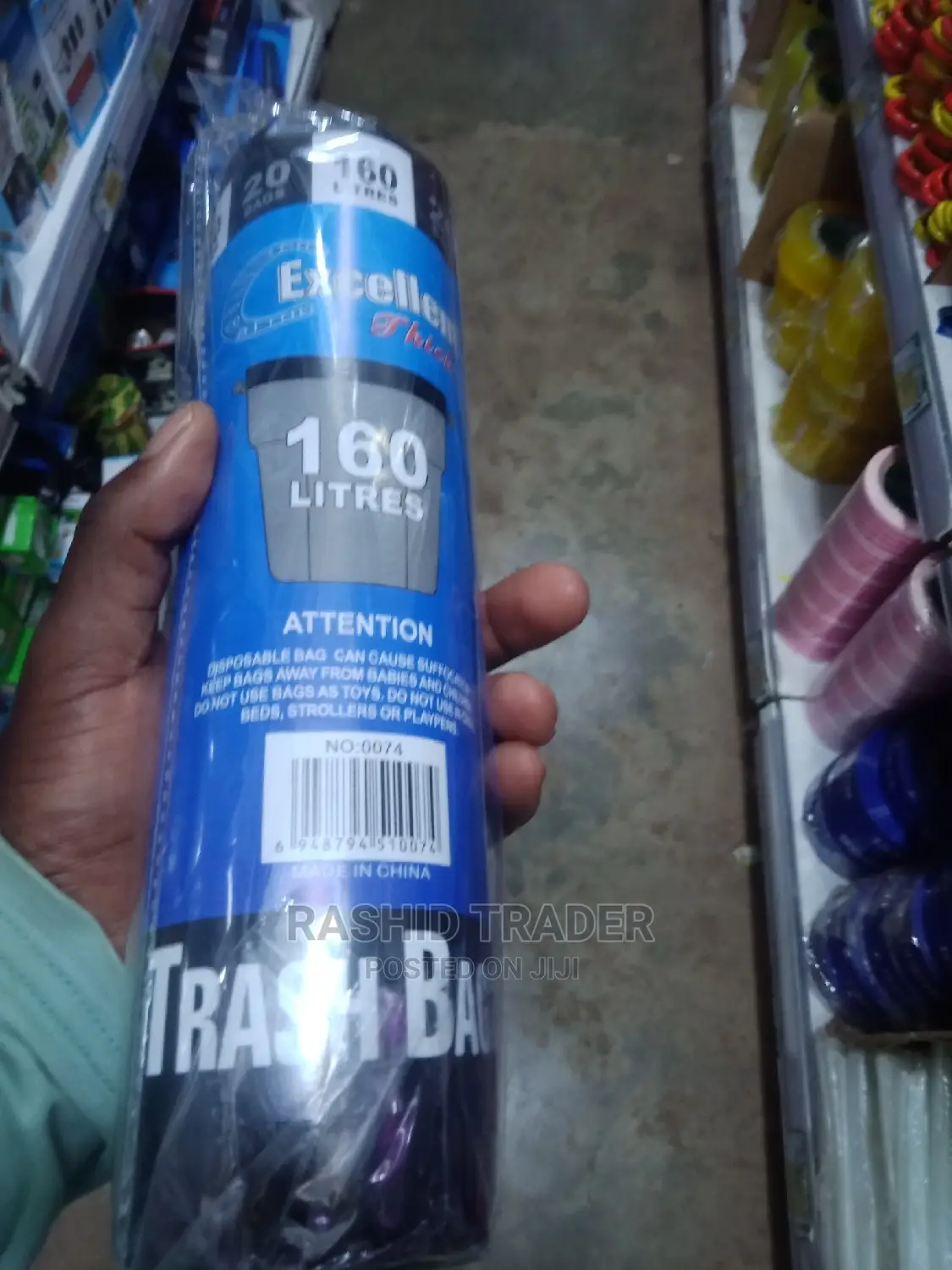 160 LTRS Trash Bags,