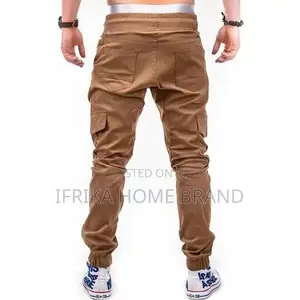 Men Cargo Pants Men's Slim-Fit Comfort Stretch Ripstop Cargo
