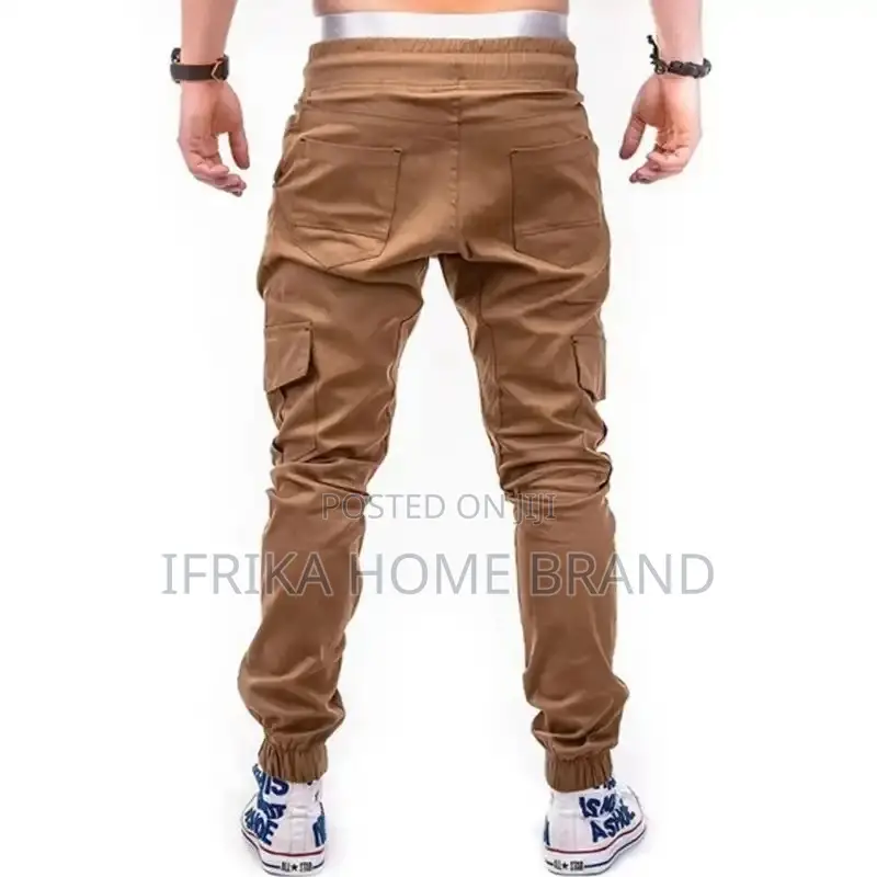Men Cargo Pants Men's Slim-Fit Comfort Stretch Ripstop Cargo