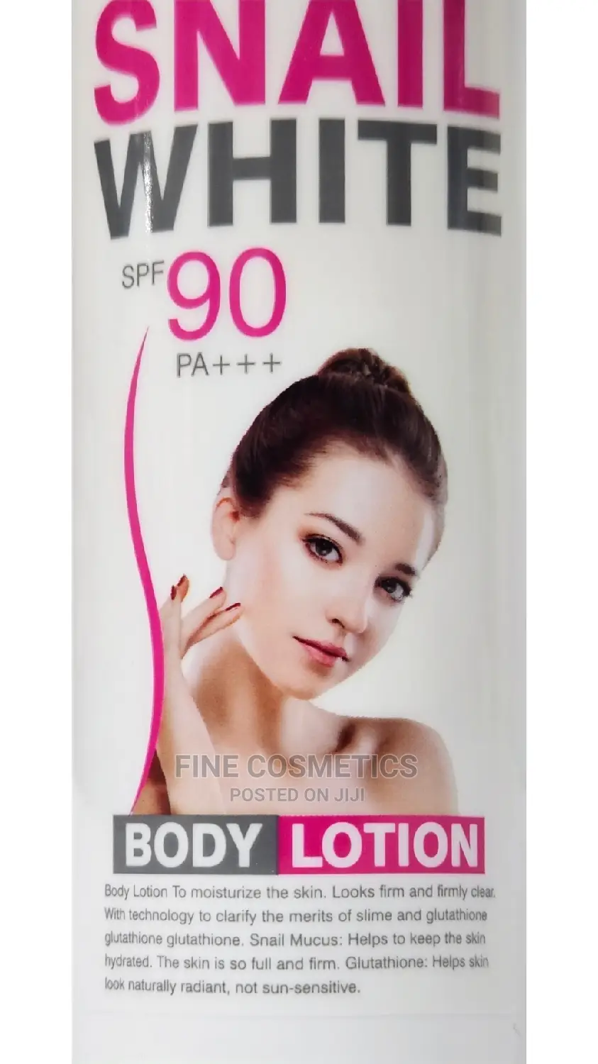 Dr Davey Snail White Body Lotion With SPF90 Sunscreen.