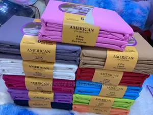 Plain Coloured King Size Fitted Bedsheets