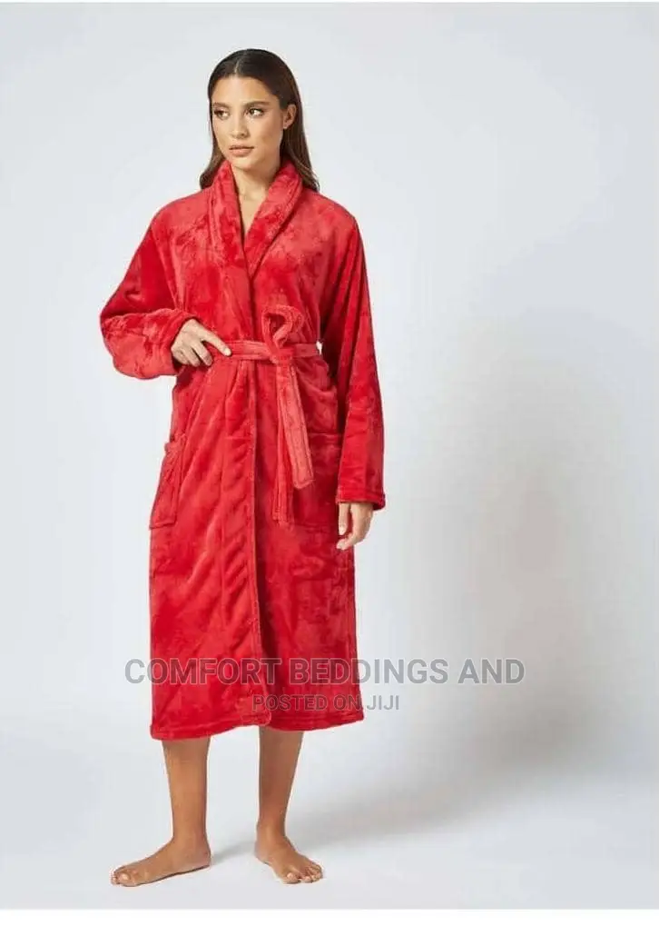 Cotton Bathrobes Red