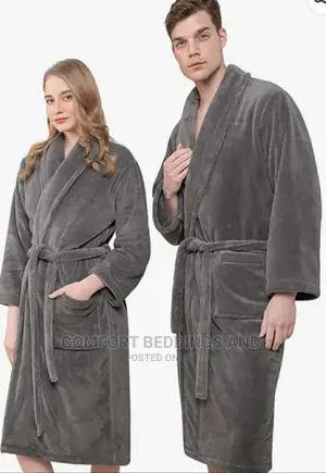 Cotton Bathrobes Gray