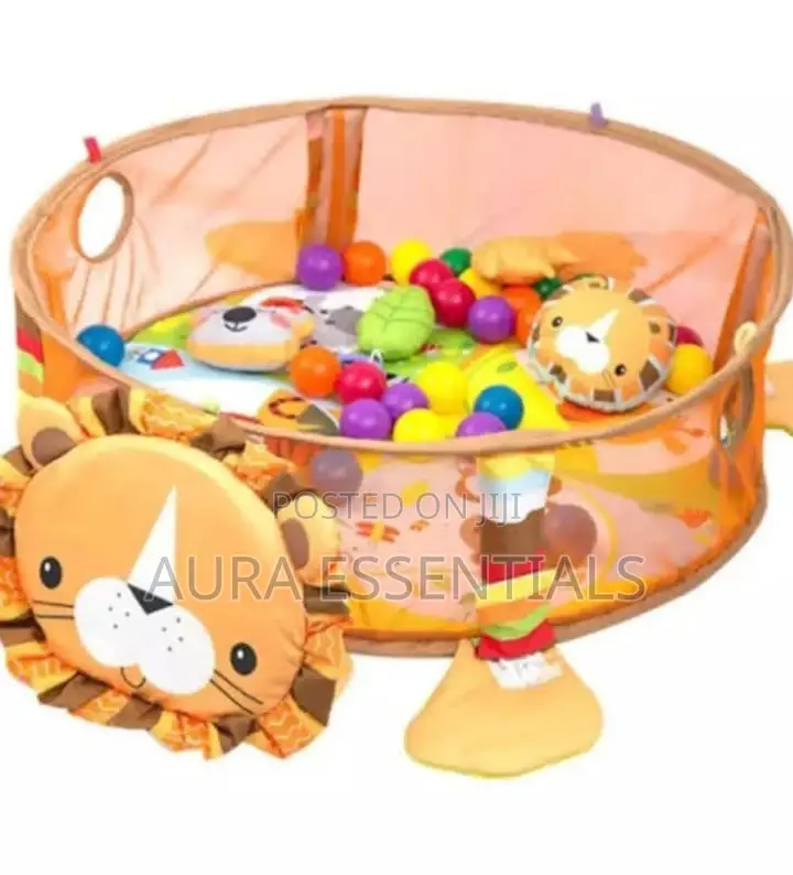 3 in 1 Baby Play Mat Kids Rug Educational Puzzle Carpet Lion