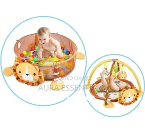 3 in 1 Baby Play Mat Kids Rug Educational Puzzle Carpet Lion
