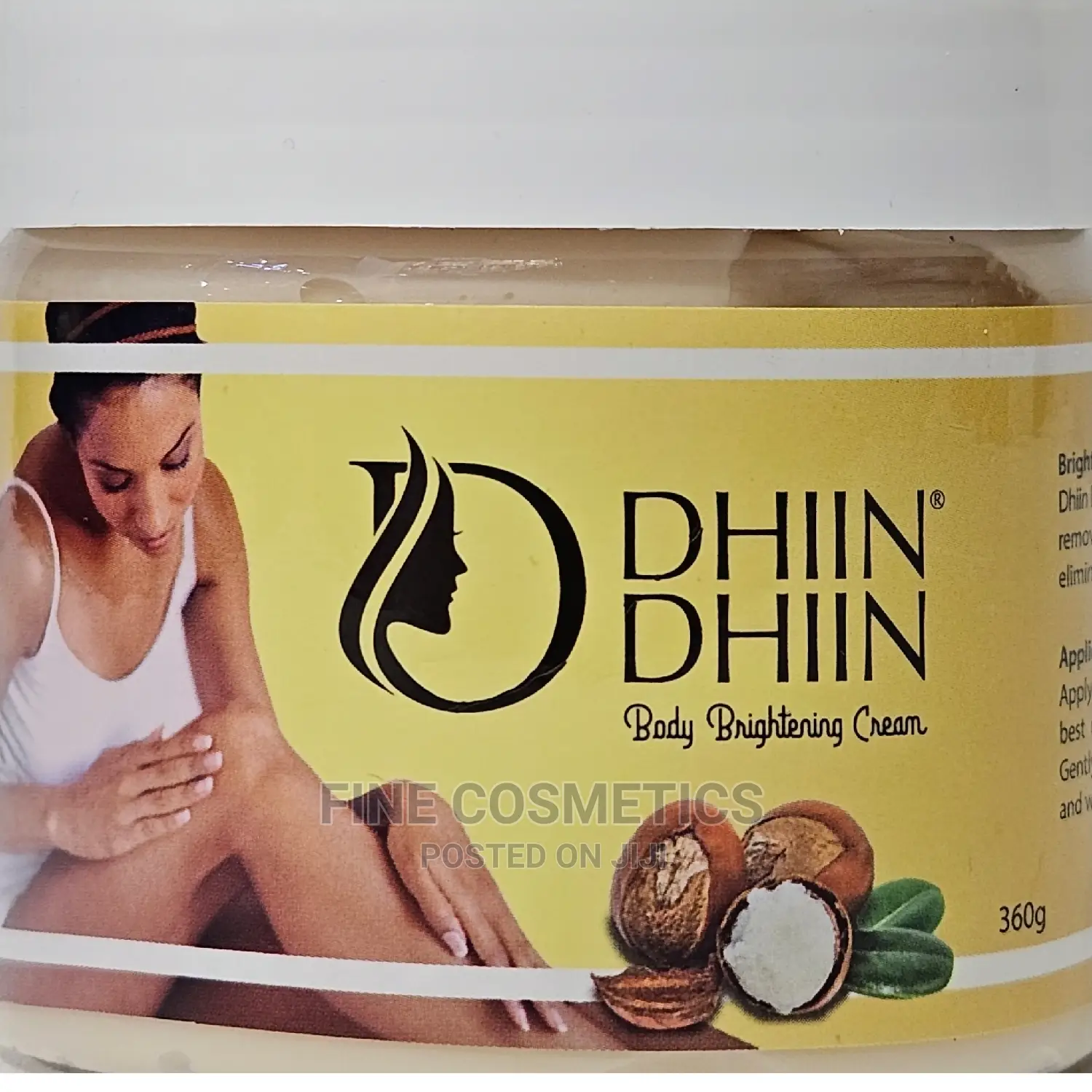 DHIIN DHIIN Brightening Body Cream+ Shea Butter+Avocado Oils