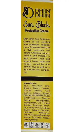 DHIIN DHIIN Sunblock Cream With SPF90 UVA+UVB Sunscreen.