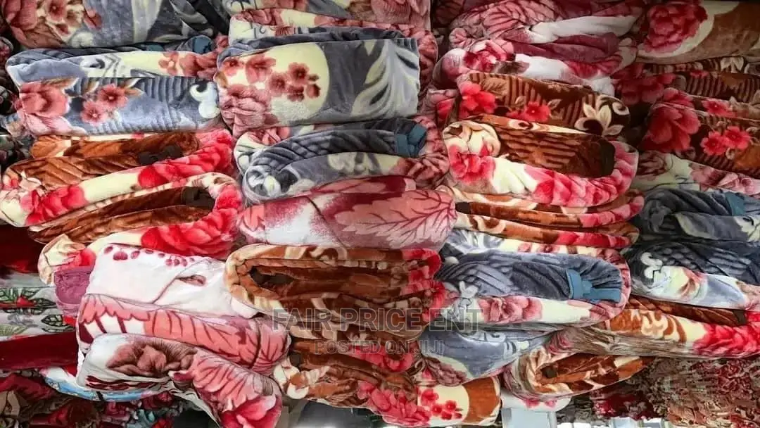 High Quality Blankets Double Layer 5x6 .12kg.( Red)