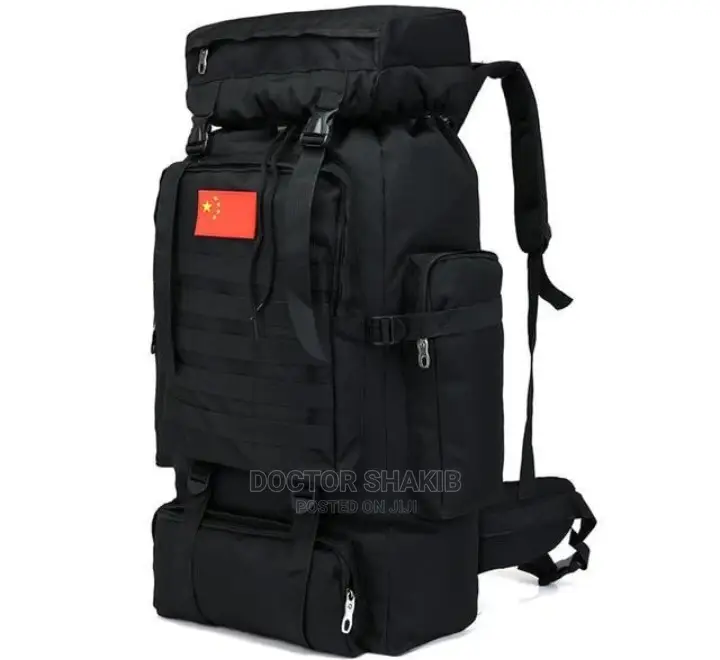 70L Large Military Tan Backpack Camping Travel Bag