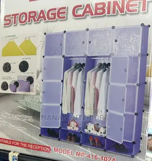 Photo - 4 Column Storage Cabinets With Shoerack