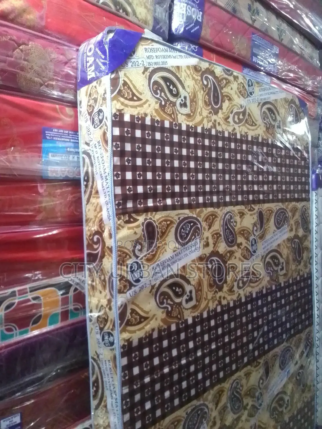 Rose Foam Tape Edge Mattress