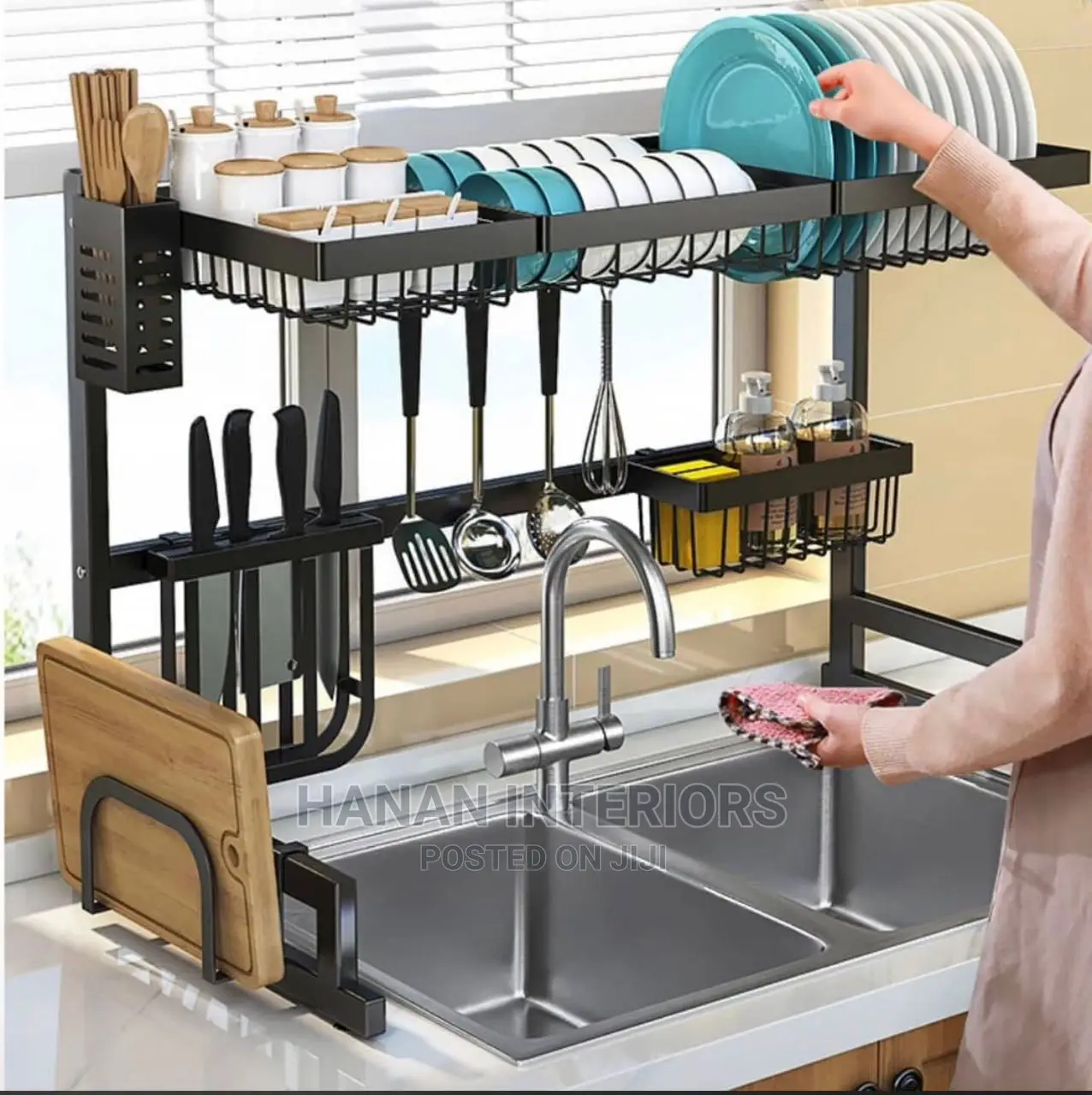 Double Utensil Drying Rack