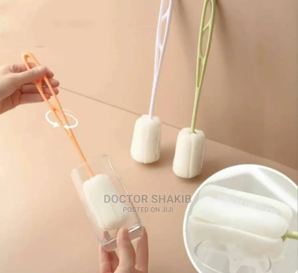 5pcs Children's Milk Feeding Cleaning Bottle Brush