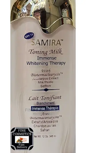 SAMIRA Toning Body Milk Lotion Immense Whitening Therapy.