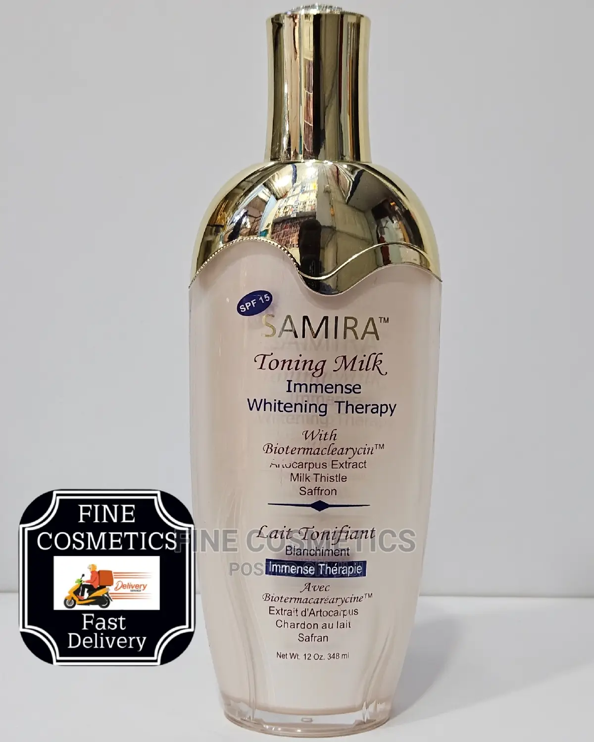 SAMIRA Toning Body Milk Lotion Immense Whitening Therapy.