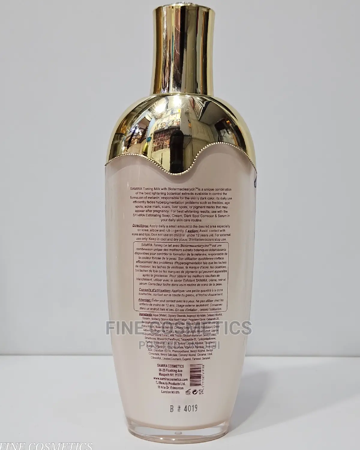 SAMIRA Toning Body Milk Lotion Immense Whitening Therapy.
