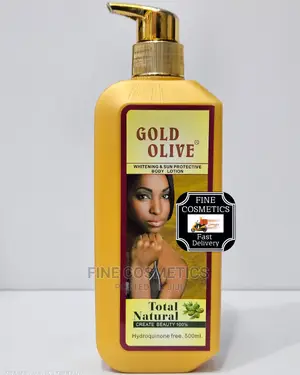 GOLD OLIVE 100% Natural Whitening+Sun Protective Body Lotion