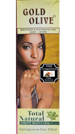 GOLD OLIVE 100% Natural Whitening+Sun Protective Body Lotion