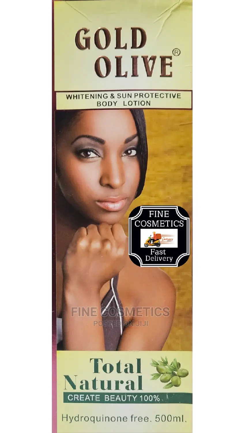 GOLD OLIVE 100% Natural Whitening+Sun Protective Body Lotion