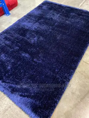 Shaggy Carpet Navy Blue