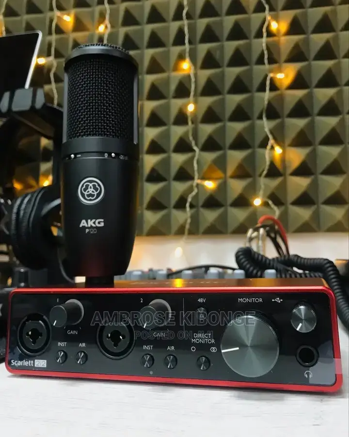 2i2 Scarlett 3rd Gen FOCUSRITE Audio Interface Full Package.