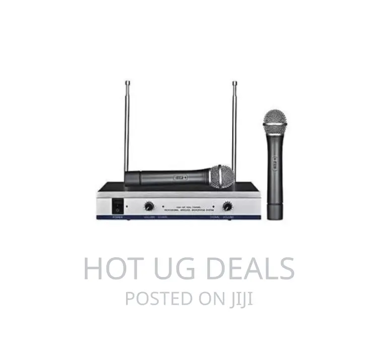 DH-744 MAX Dual Professional Wireless Microphone - Black