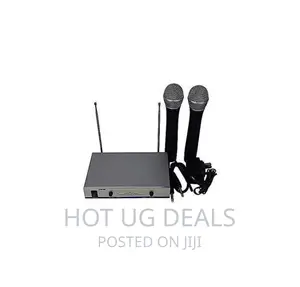 DH-744 MAX Dual Professional Wireless Microphone - Black