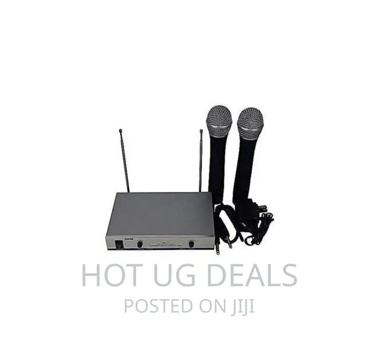 DH-744 MAX Dual Professional Wireless Microphone - Black