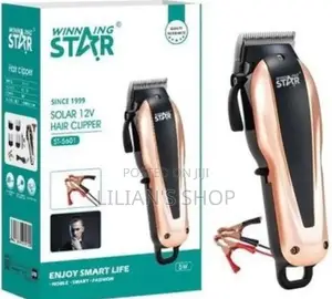 Winning Star Solar 12v Professional Hair Clipper Machine