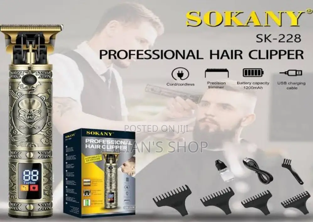 Sokany Sk-228 Rechargeable Professional Hair Clipper