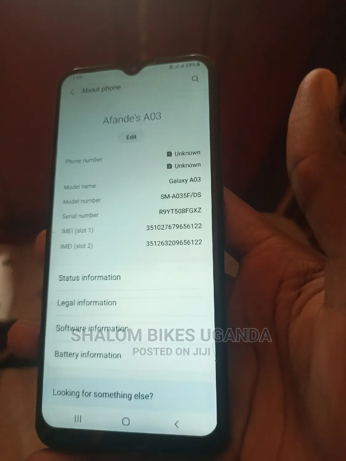 Samsung Galaxy A03 32 GB Black