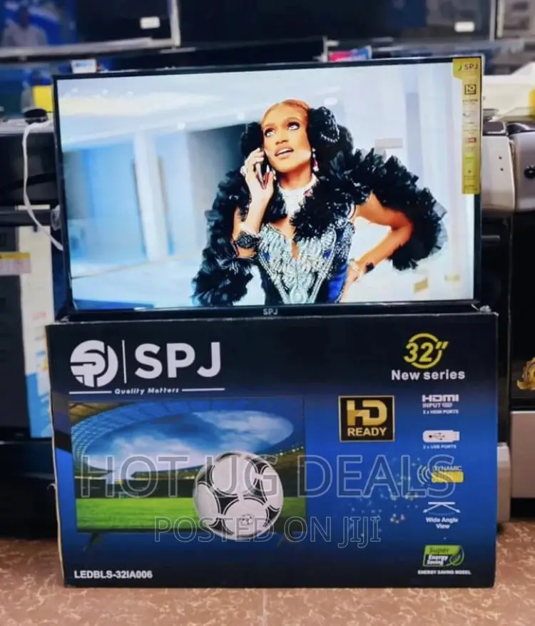 SPJ 32 Inch Frameless Satellite ) Digital Led TV - Black