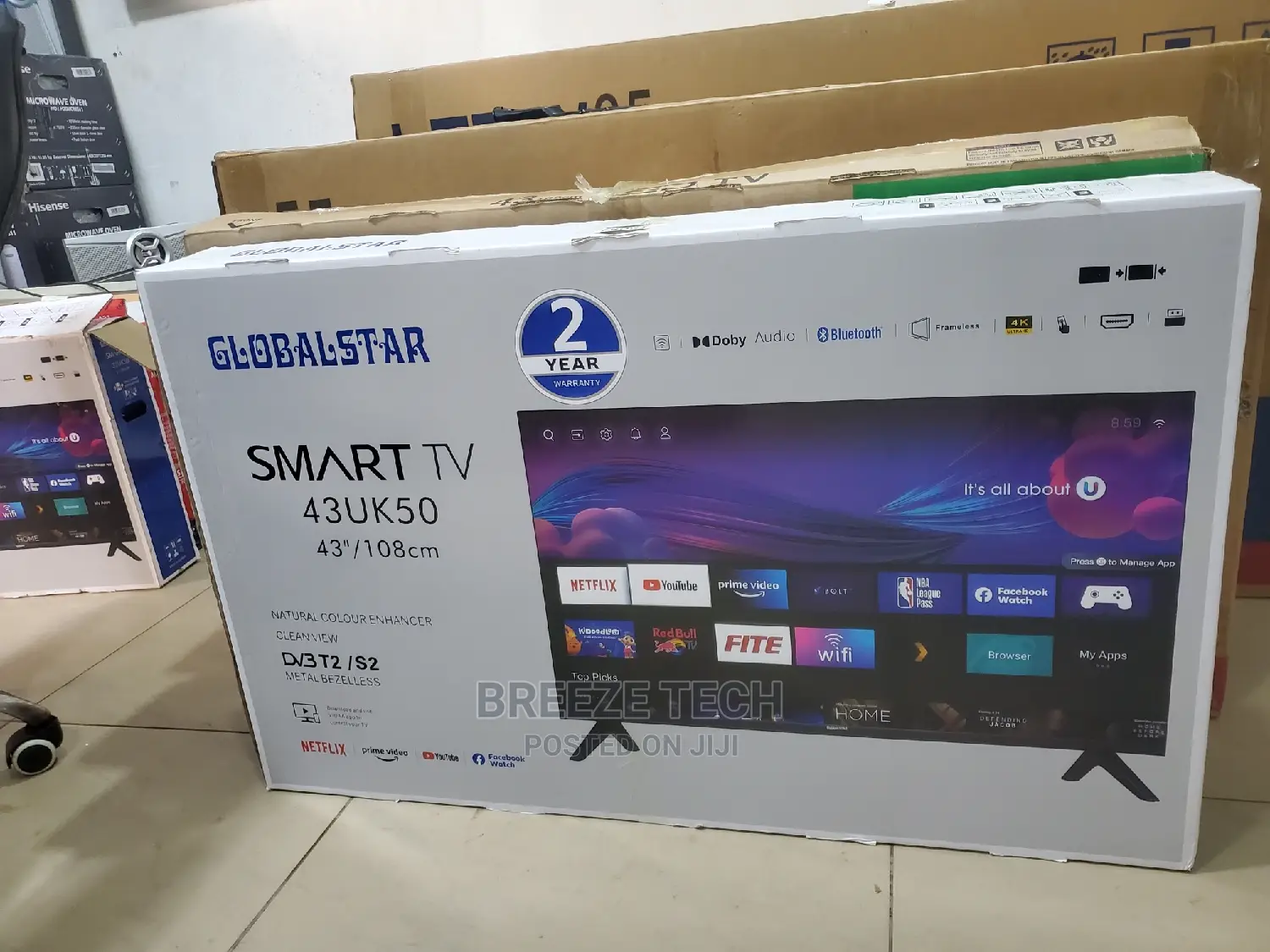 43" Smart Tv Globalstar