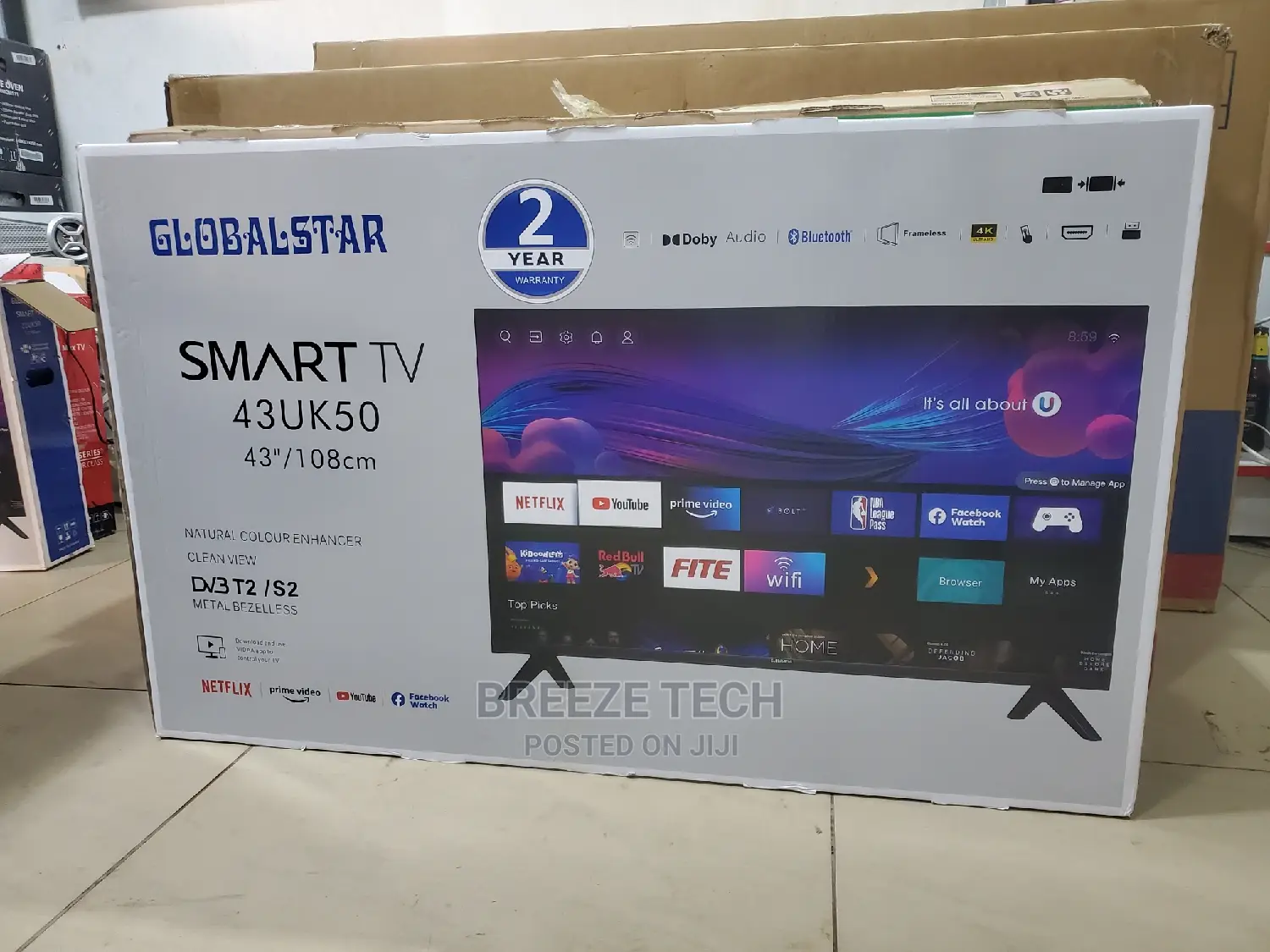 43" Smart Tv Globalstar