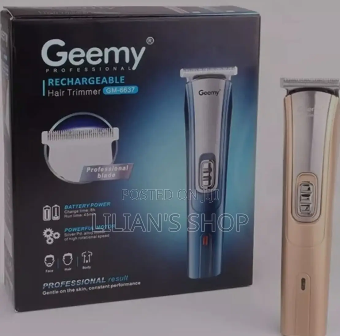 Geemy Professional Rechargeable Hair Clipper