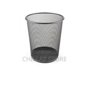 Metallic Mesh Dust Bin.