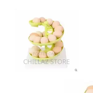 Spiral Egg Storage Basket Rack.