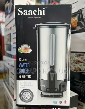 20 Litres Saachi Water Boiler. Comes With 1 Year Warranty.