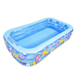 Photo - 150cm Large Size Children Inflatable Square Swimming Pool