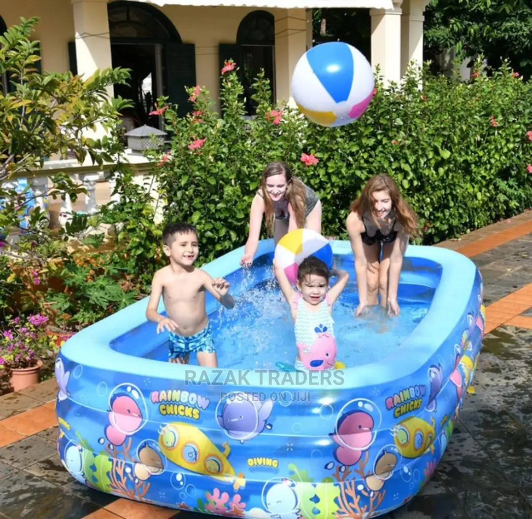 150cm Large Size Children Inflatable Square Swimming Pool
